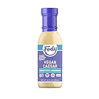Fody Foods Vegan Caesar Salad Dressing, Low Fodmap Certified, Sensitive Recipe, Keto, Gut & IBS Friendly, Non GMO, 8 Ounce