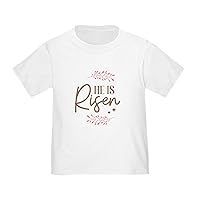 CafePress He is Risen T Shirt Cute Toddler T-Shirt, 100% Cotton