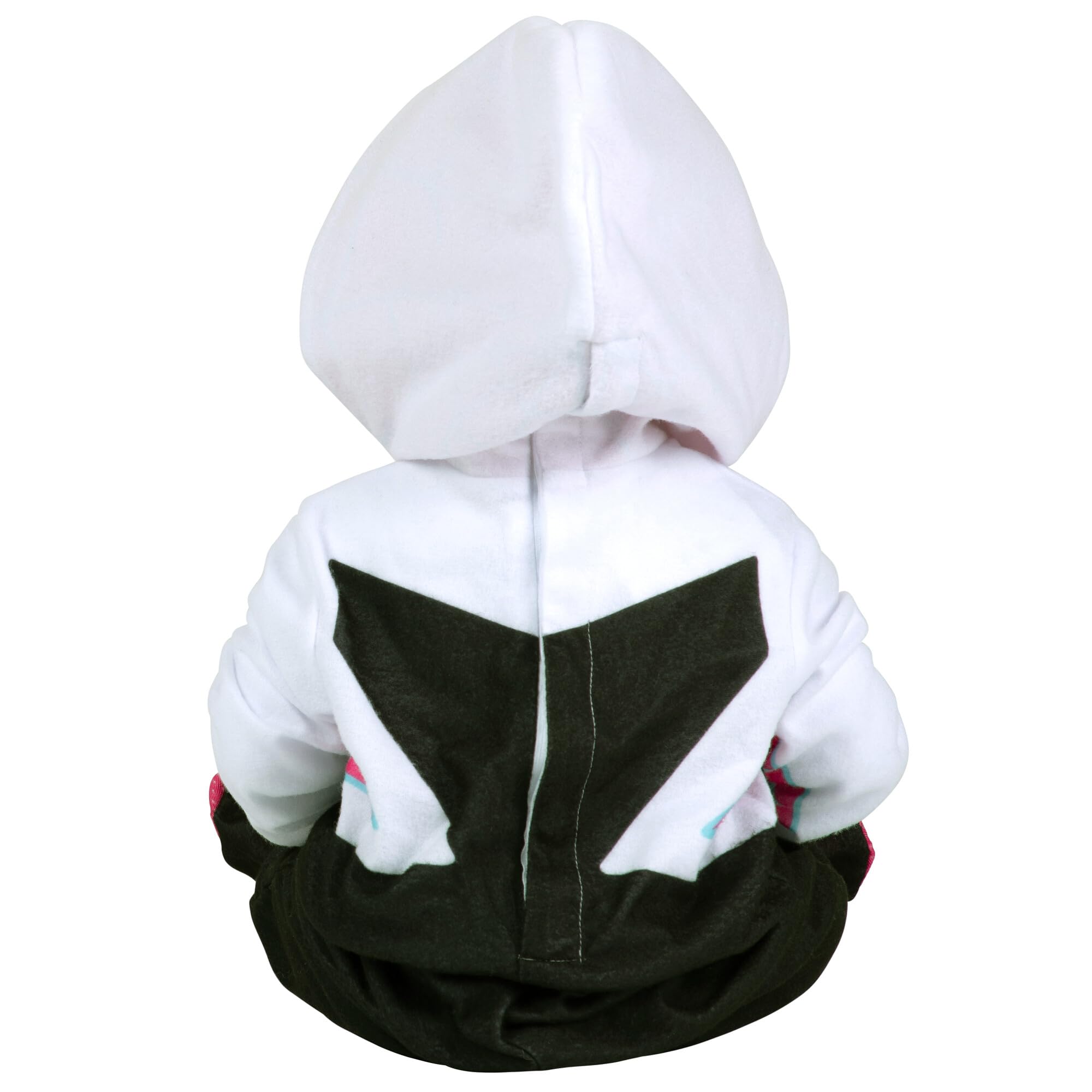 MARVEL Spider-Gwen Official Infant Deluxe Costume - Premium Quality Minky Fabric and Non-Slip Grip Booties 6/12 Months