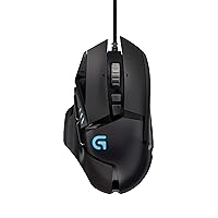 Logitech G502 Proteus Spectrum 12000DPI Right-Hand RF Wireless RGB Tunable Gaming Mouse (Renewed)