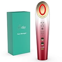 Electric Face Mâssâger Comprehensive Skin Care Solution Facial Skincare Device Beauty Machine, Rose Red