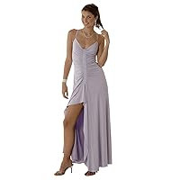 Clarisse Ruched Sparkly Formal or Prom Dress 9110