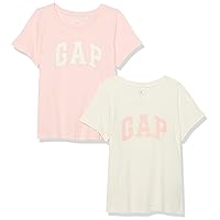 GAP Baby Girls' 2-Pack Short Sleeve Logo Tee T-Shirt