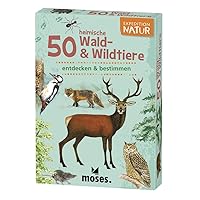 moses. Expedition Natur/Native Forest | Wildlife Box of 50 Cards | with exciting Quiz Questions