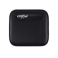 Crucial X6 1TB Portable SSD - Up to 800MB/s - PC and Mac - USB 3.2 USB-C External Solid State Drive - CT1000X6SSD9