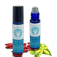 A LOVE STORY Essential Oil Roll On (12ml) | Couples, Massage, Self-Love Essential Oil Blend | All-Natural Aromatherapy for Romance and Passion