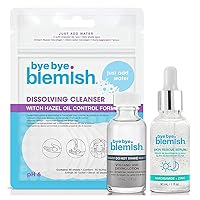 Bye Bye Blemish Detox and Balance Regime, Energizes and Revive Dull and Congested Skin, for All Skin Type, Value Pack of 3