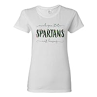 NCAA Floral, Team Color Womens T Shirt, College, University