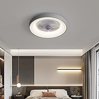 Ceiling Fans, Ceiling Fan with Lighting Bedroom Ceiling Fans with Lamps Led Modern Ceiling Fan Lights for Living Room with Lights and Remote Lounge Ceiling Fan Childs/Gray