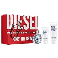 Diesel Only the Brave Eau de Toilette Spray Cologne for Men, Notes of Lemon, Rosemary, and Sensual Ambery Wood, Fresh and Powerful Fragrance, Long-Lasting