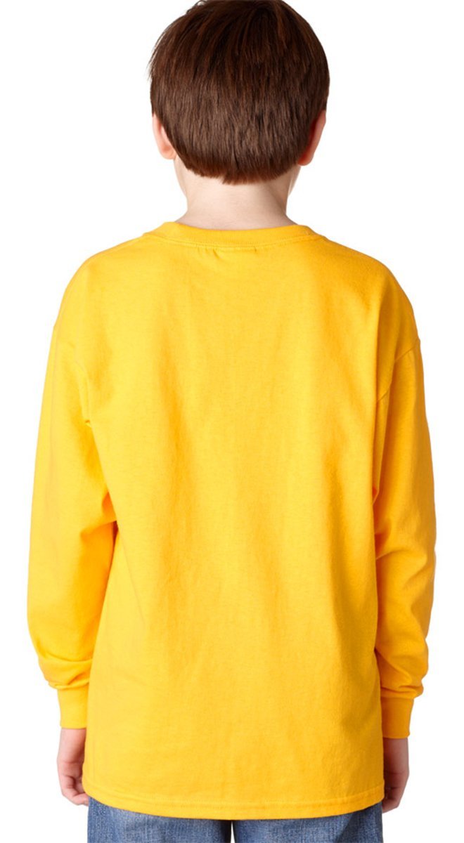 Gildan Boys Heavy Cotton Long Sleeve T-Shirt