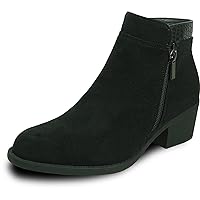 Canada Women Waterproof Ankle Dress Bootie Chelsea Boot CHLOE and VENUS Fall Boot with Zipper or Gore Black Brown