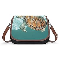 Turtle Messenger Bag Casual Crossbody Shoulder Bags Lightweight Waterproof Fashion Purse for Women