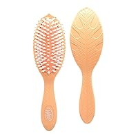 Go Green Coconut and Tea Tree Oil Infused Detangling Hair Brushes Bundle - 2 Brushes