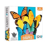 Butterfly Collage 524-piece Die Cut, Shaped Jigsaw Puzzle