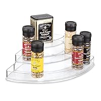 iDesign Recycled Plastic 3-Tier Stadium Spice Rack Organizer for Kitchen, Fridge, Freezer, Pantry and Cabinet Organization, The Linus Collection – 14