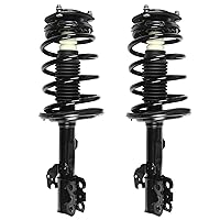 Front Pair Complete Strut Spring Assembly Compatible with 2004 2005 2006 Toyota Camry Solara Lexus ES330 172205 172206 Left & Right Shock Coil