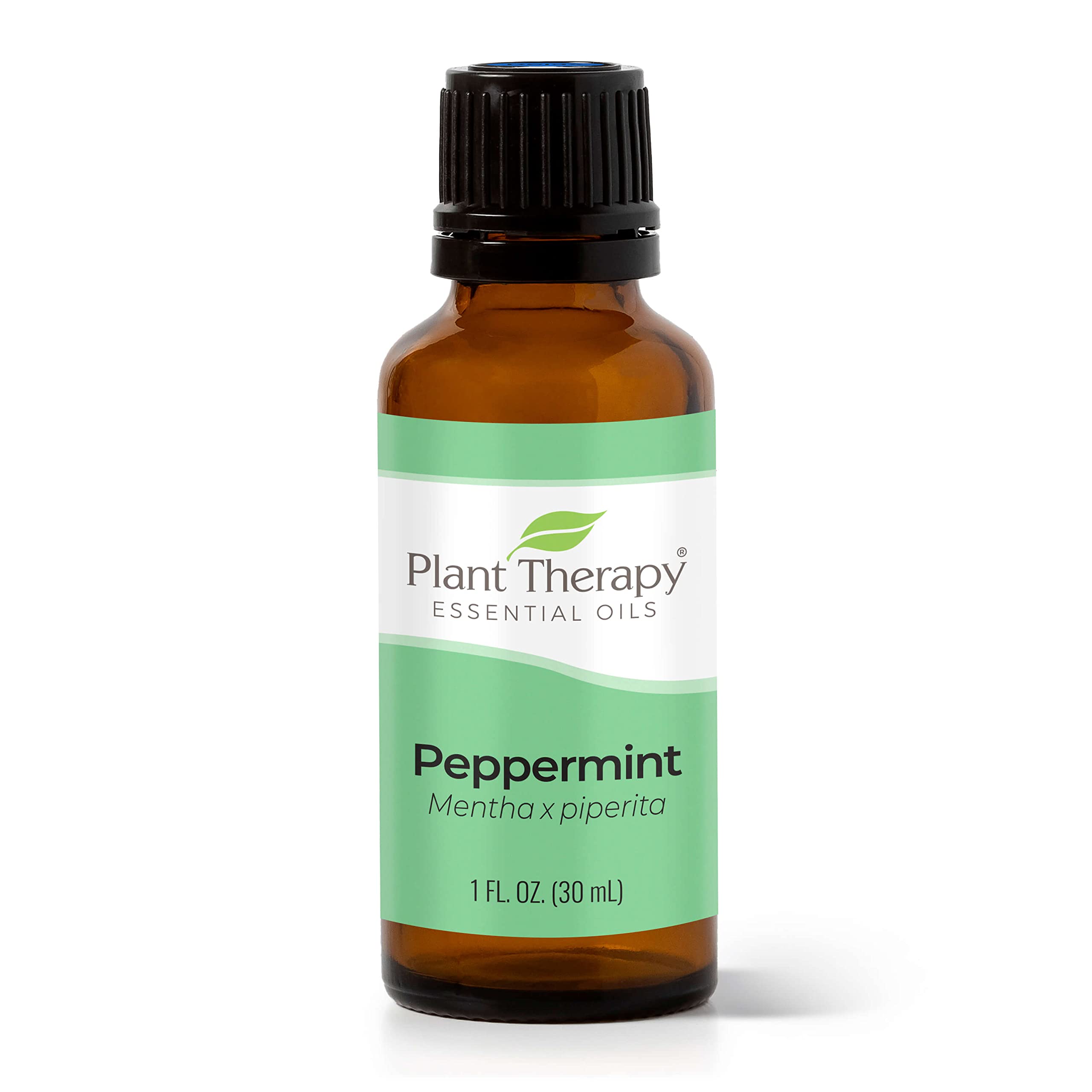 Plant Therapy Peppermint Essential Oil 100% Pure, Undiluted, Natural Aromatherapy, Diffuse & Topical Use, DIY for Energy, Tension, Soothing Massage, Respiratory, & Digestion,Therapeutic Grade 30 mL (1 oz)