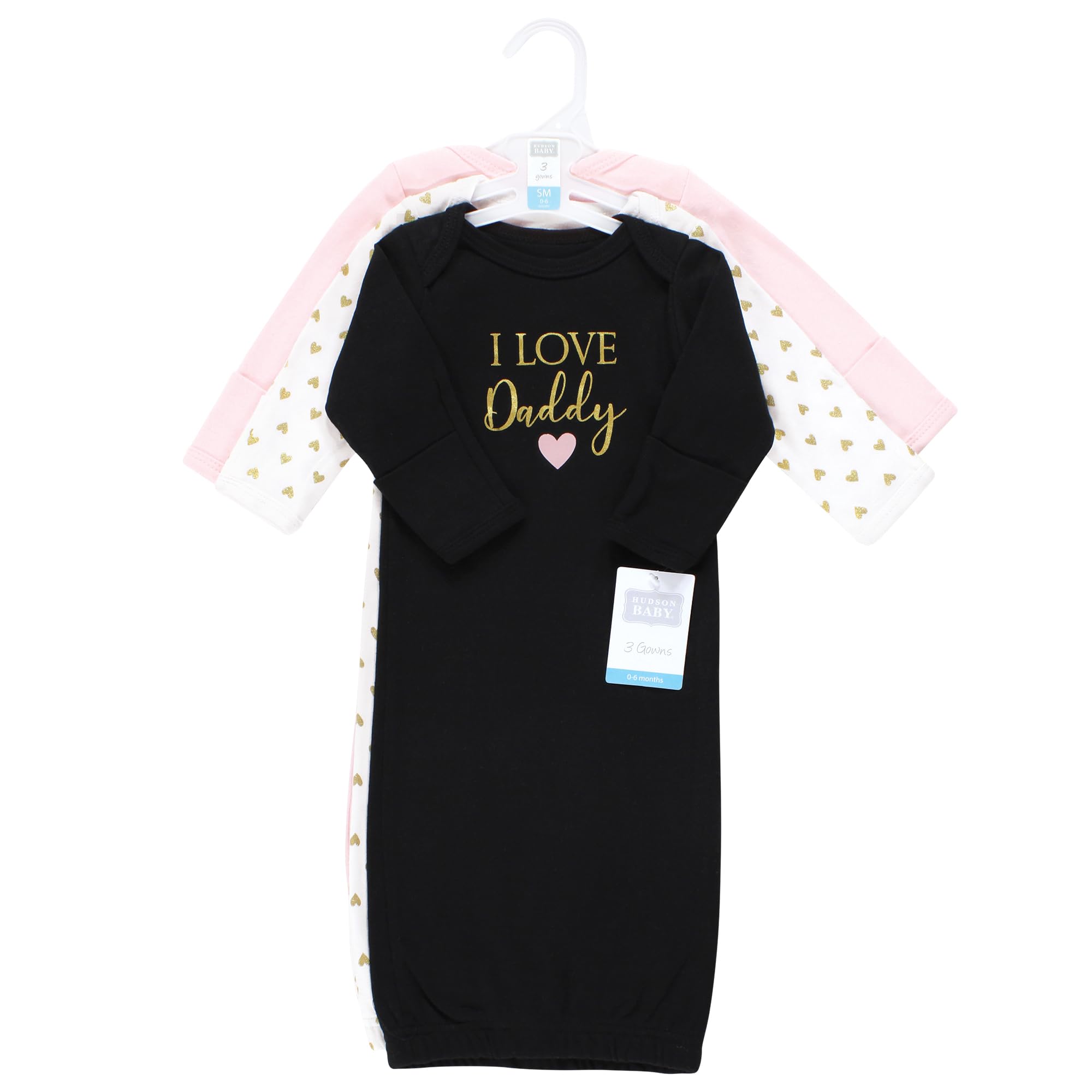 Hudson Baby baby-girls Cotton Gowns