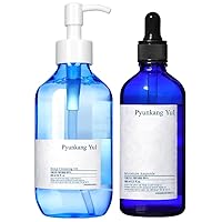 Pyunkang Yul Moisture Ampoule, Deep Cleansing Oil Set - Making Moisture Barrier Maintaining the Skin Moisturized, Hyaluronic Acid Panthenol - Natural Ingredients leave Skin Soothed