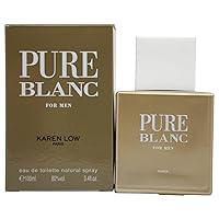 Karen Low Pure Blanc Eau De Toilette Spray for Men, 3.4 Ounce Karen Low Pure Blanc Eau De Toilette Spray for Men, 3.4 Ounce