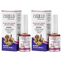 Castillo Cosmetics Garlic Nail hardener 15ml 0.5oz (Pack of 2)