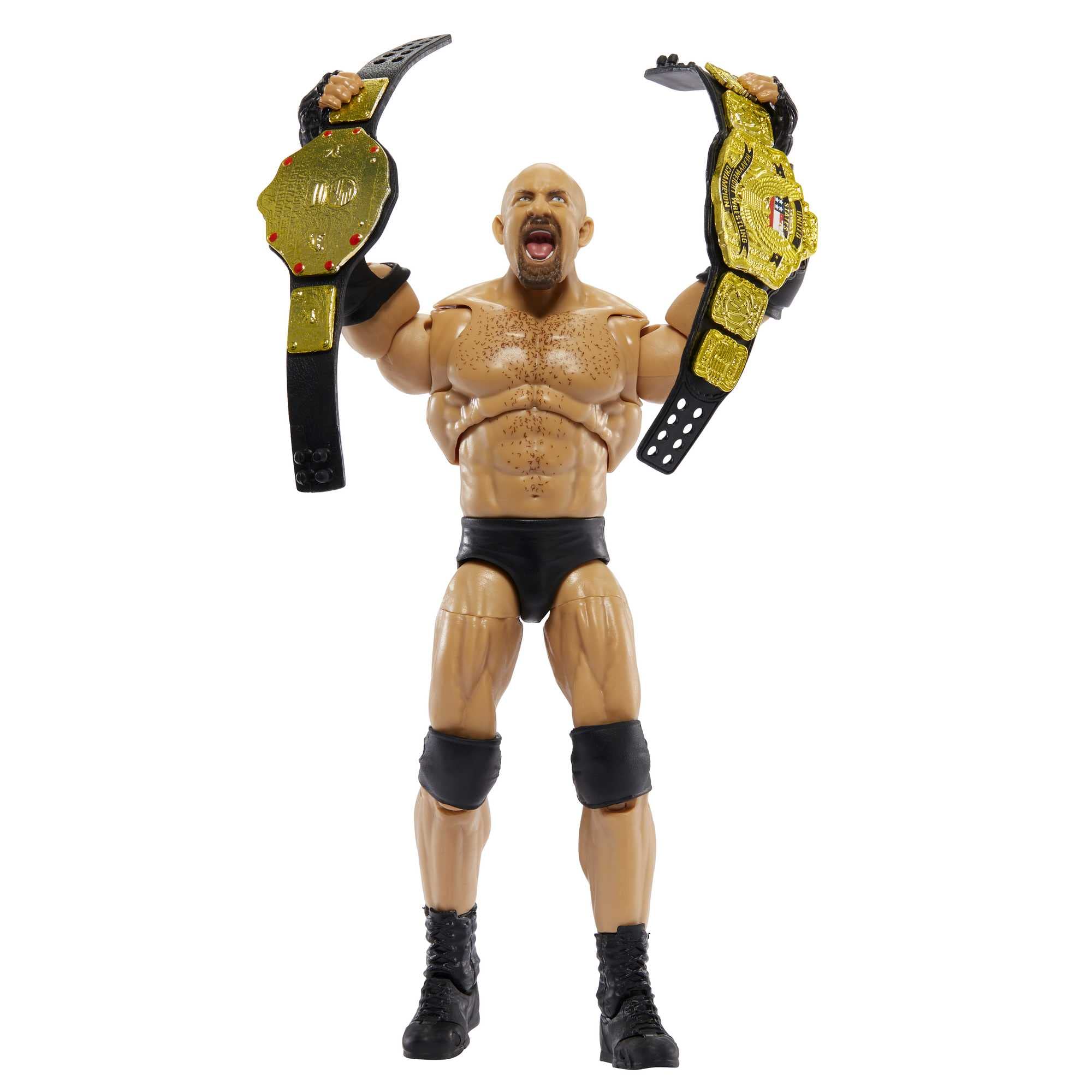 Mattel WWE Goldberg Ultimate Edition Fan Takeover Action Figure with Articulation, Life-Like Detail & Accessories, 6-Inch