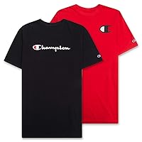 Champion Big and Tall Shirts for Men – 2 Pack Graphic Mens Big and Tall T-Shirts