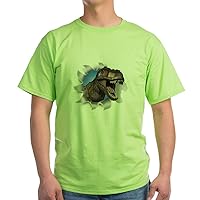 Green T-Shirt Roaring T-Rex Dinosaur