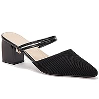 Ankle Strap Chunky Heels for Women, Strappy Low Heel Slingback Heels, Dressy Heels for Women, Kitten Heels for Women, Chunky Heels for Women