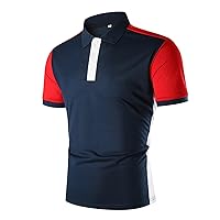 Men's Golf Polo Shirt Dry Fit Short Sleeve Moisture Wicking Designer Shirt Premium Pique Polo Tennis Tactical Shirts