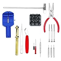 16* Watch Repair Tool Kits Plier Tweezer Watch Case Opening Remover Opener Removal Tools Spring Pin Bar Watchmaker Tools Accessories
