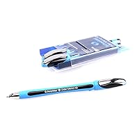 Schneider Slider Memo XB Ballpoint Pen, Black, Pack of 3 Pens (150294)