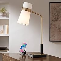 Cartwright Mid Century Modern Desk Table Lamp with USB Port 32