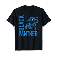 Marvel Black Panther Classic Comic Splatter Distressed T-Shirt