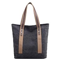 Womens Casual Tote Handbag Canvas Shoulder Work Bag Shopping Hobo Daily Bag Purses