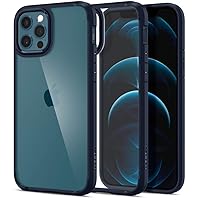 Spigen Ultra Hybrid Designed for iPhone 12 / Designed for iPhone 12 Pro Case (2020). - Navy Blue
