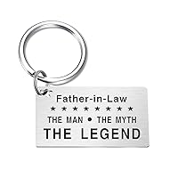 Dad Keychain - Fathers Day Keychain Gifts for Dad, Bonus Dad, Father in law - Dad Birthday Keychain Gifts, Dad Gifts