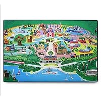 Disney Parks 50th Anniversary Vault Double-Sided Map Placemat, White
