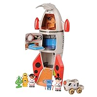 Space Mission Rocket Ship Toy, Includes Astronaut Toys, Aliens and Vehicle, Space Gifts for Birthdays and Holidays, STEM and Space Toys for Kids 3 Years and Older