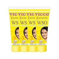 Vicco Turmeric WSO Vanishing Cream - Pack of 4 (60gm each) - Specially Packed and Exported