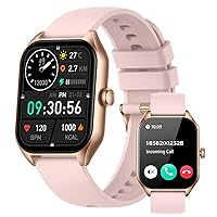 zaisia Smartwatch Women Men with Phone Function, 2.01 Inch HD Touch Screen Fitness Watch with Heart Rate Monitor Sleep Monitor Pedometer IP68 Waterproof Sports Watch Fitness Smart Watch for Android