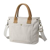 Timsa Canvas Tote Bag, Small, Tote Bag, Women's, Large Capacity, Canvas, Smaller, Dividers, Solid Color, Mini Bag, Mini Bag, Mother's Bag, Lunch Bag, Handbag, Standing, Simple, Stylish