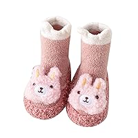 Infant Toddler Shoes Boys Girls Baby Shoes Soft Sole Slip On Shoes Cute Animal Decoration Toddler Shoes for Little Girls