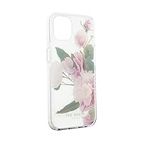 Ted Baker APPE Clear Flower Placement Antishock Phone Case for iPhone 11 Cream Bumper