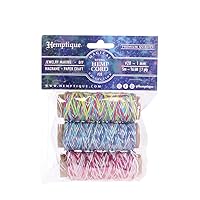 Hemptique Hemp Cord Spools - Magical Collection Mini Spools Pack for DIY Projects, Macrame, Scrapbooking, Jewelry Making, Beading Cords & Arts