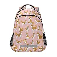 Shiba Inu Dog Cute Backpacks Travel Laptop Daypack School Book Bag for Men Women Teens Kids 40