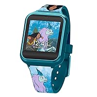 Accutime Kids Disney Raya & the Last Dragon Educational Learning Touchscreen Smart Watch Toy for Boys, Girls, Toddlers - Selfie Cam, Learning Games, Alarm, Calculator and more (Model: RLD4017AZ)