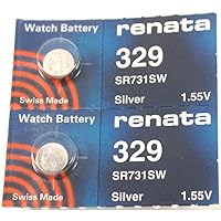 #329 Renata Watch Batteries 2Pcs