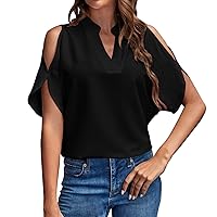 Womens Cold Shoulder Tops St. Patricks Day Shirts Cute Sharmrock Heart Print Top Long Sleeve Off Shoulder T Shirt